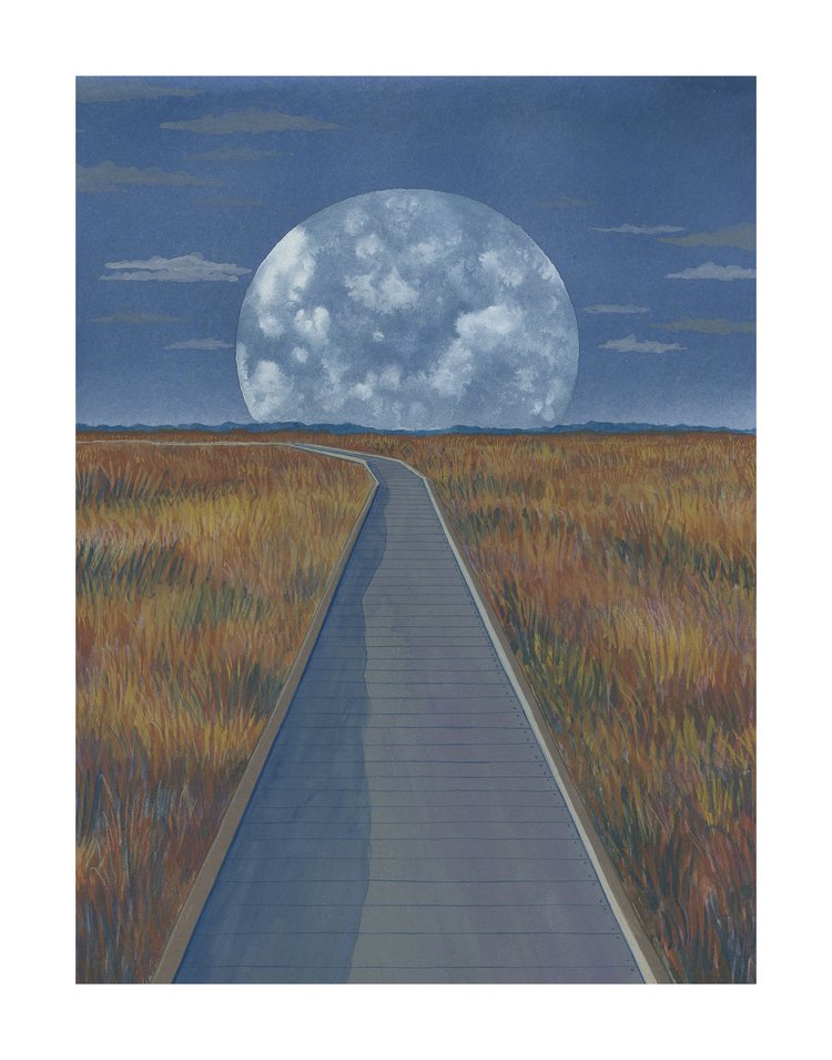 Harvest Moon 2 Art Print | Heather Sundquist Hall (TX)