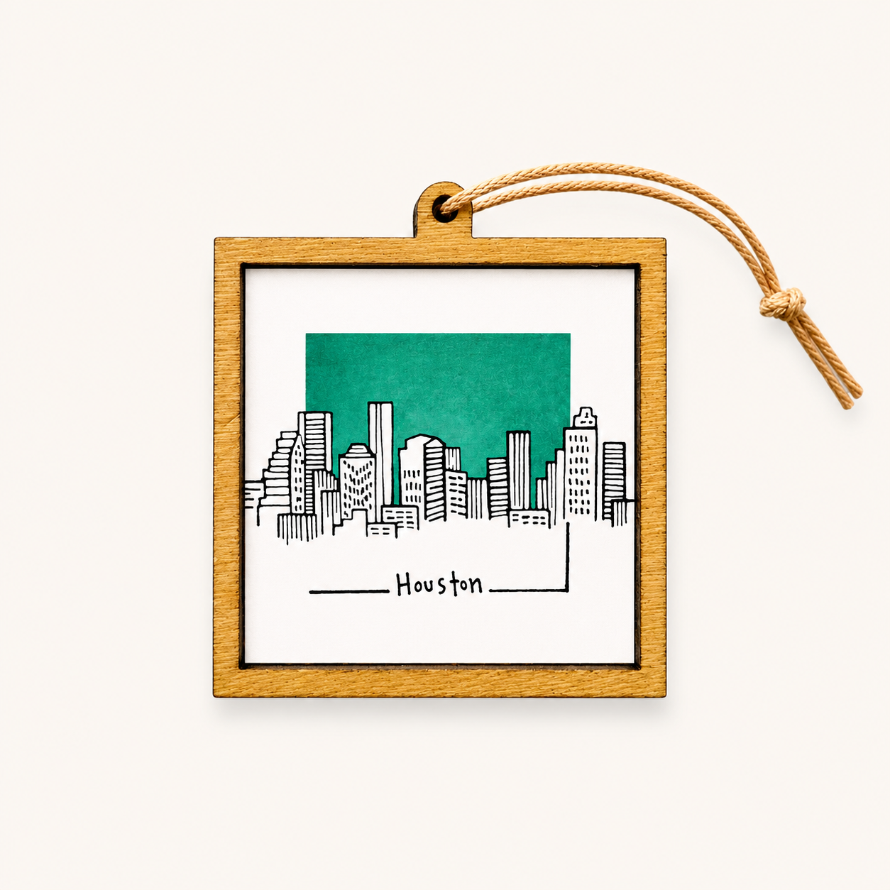 Houston, Texas Mini Art Print | Mick’s Art Goods (WA)