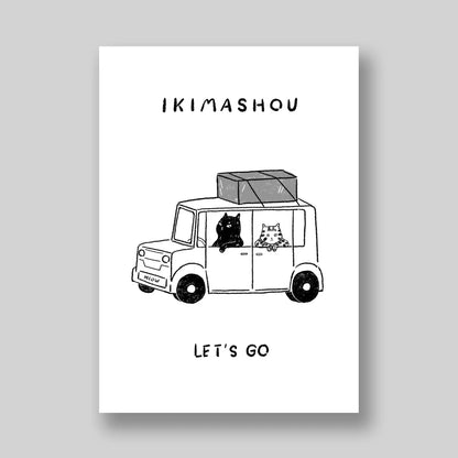 Ikimashou Mini Art Print | Linnan Ye (CHN)