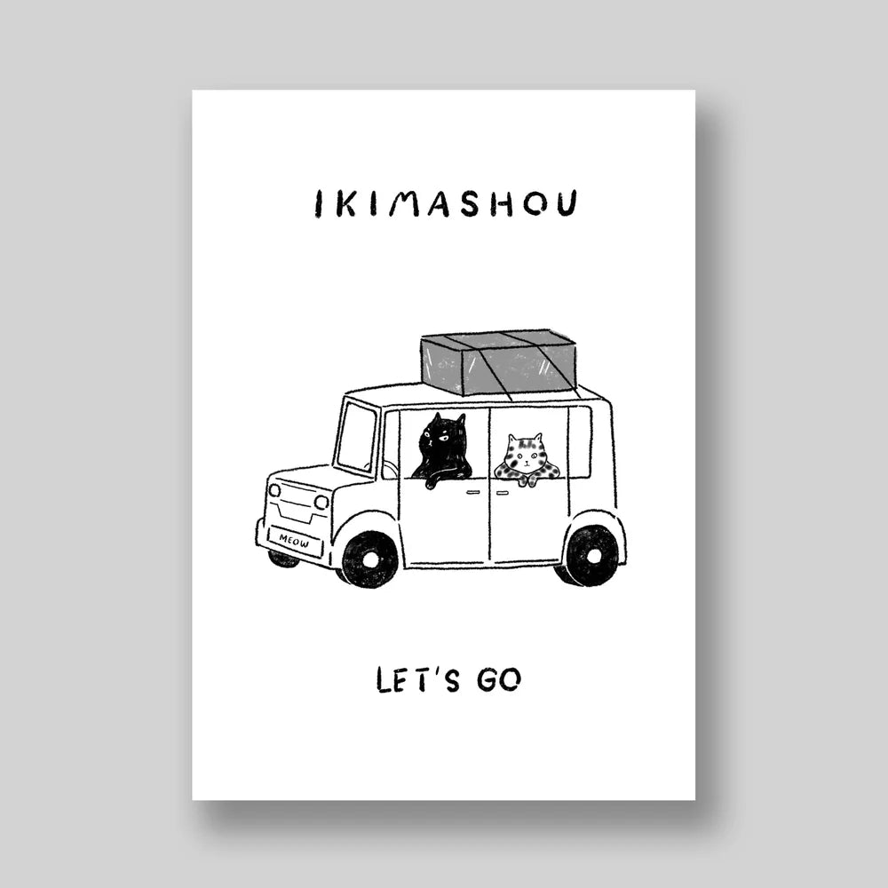 Ikimashou Mini Art Print | Linnan Ye (CHN)