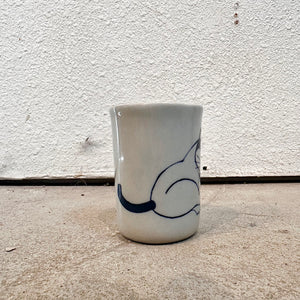 Kabaramu Series Ceramic Teacup | Momoji | Hajime Okamoto (Japan)