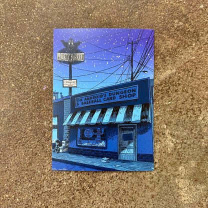 Springfield Mini Print Postcard | Android’s Dungeon-Night | Tim Doyle (TX)