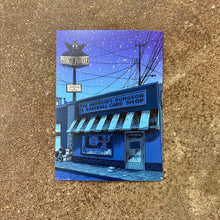 Load image into Gallery viewer, Springfield Mini Print Postcard | Android’s Dungeon-Night | Tim Doyle (TX)

