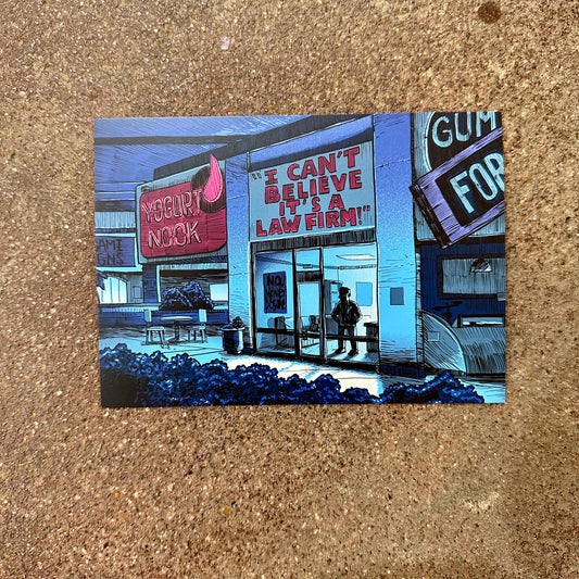Springfield Mini Print Postcard |  Yogurt Nook | Tim Doyle (TX)