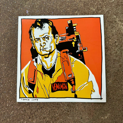 Tim Doyle Bill Murray vinyl sticker: Dr. Peter Venkman from Ghostbusters