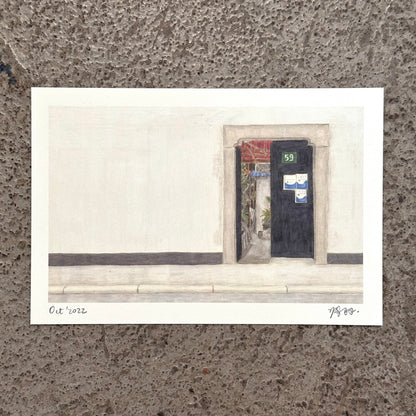 Jing Tu Street Art Print  (淨土街) | Yu Feng (馮羽) | Hong Kong