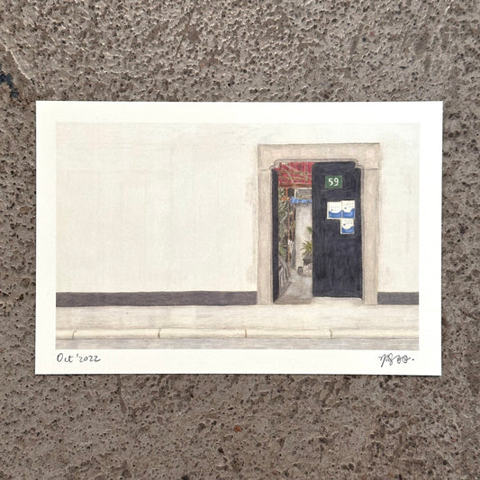 Jing Tu Street Art Print  (淨土街) | Yu Feng (馮羽) | Hong Kong