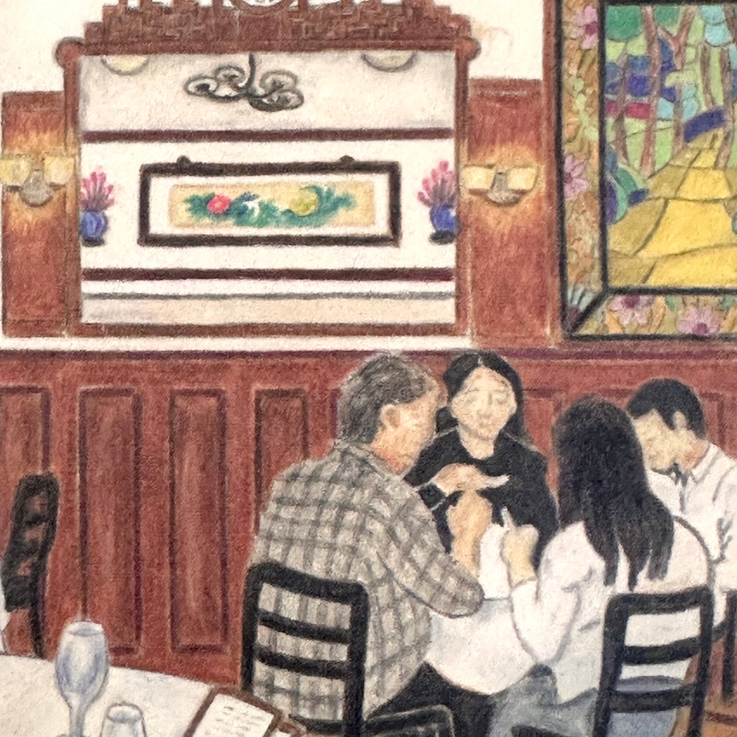 Lu Yu Tea Room Art Print  (陸羽茶室) | Yu Feng (馮羽) | Hong Kong