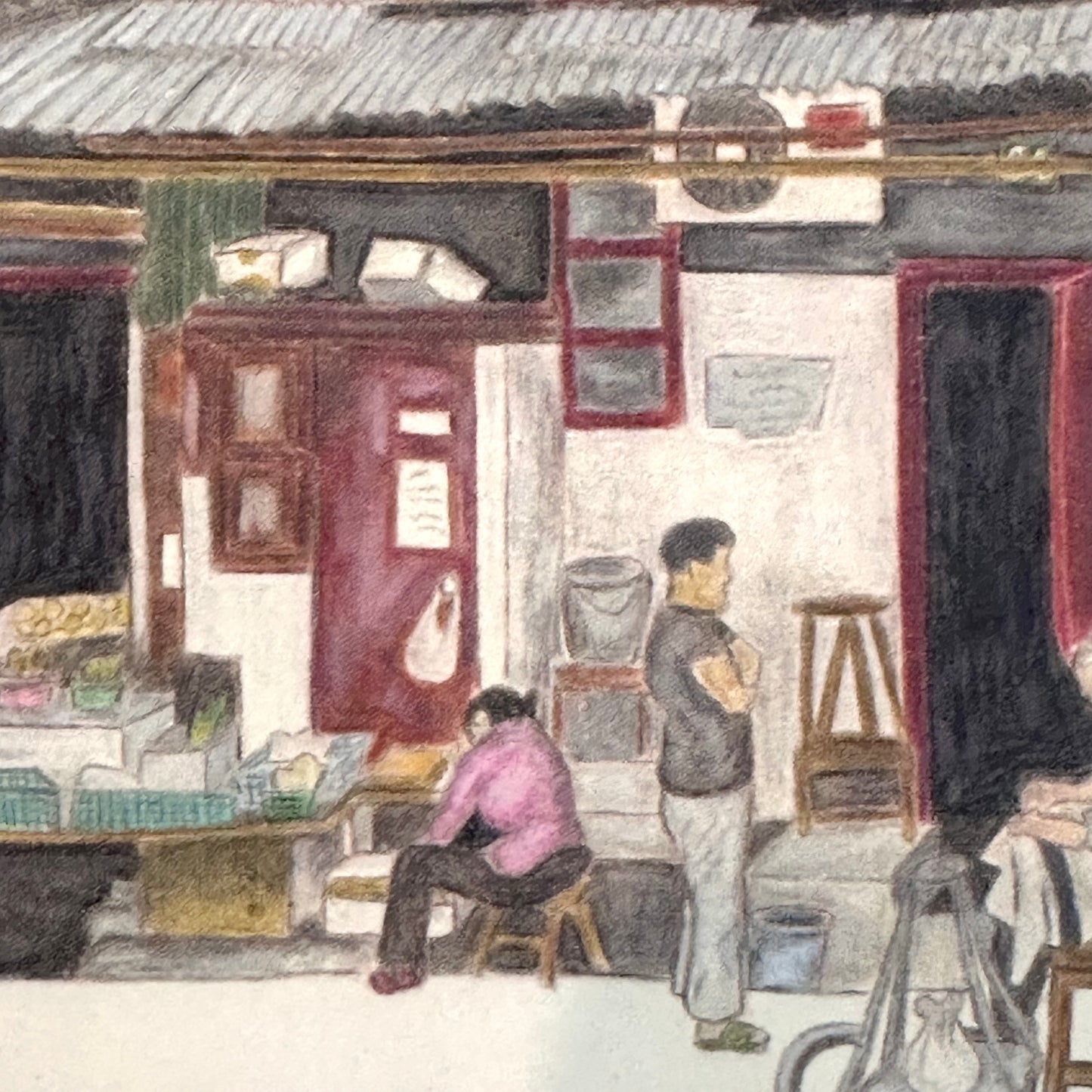 Qiao Jia Road Art Print (喬家路) | Yu Feng (馮羽) | Hong Kong