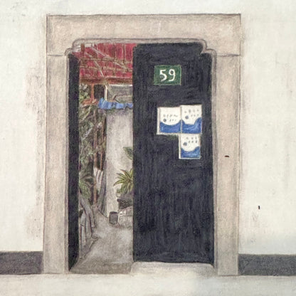 Jing Tu Street Art Print  (淨土街) | Yu Feng (馮羽) | Hong Kong