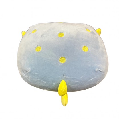 Marshmallow Aquamie Trunkfish Plush Cushion | Liv Heart (Japan)