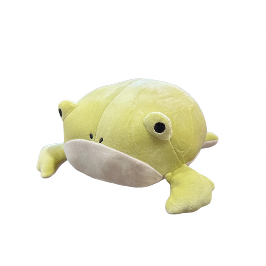 Marshmallow Aquamie Frog Plush Cushion | Liv Heart (Japan)