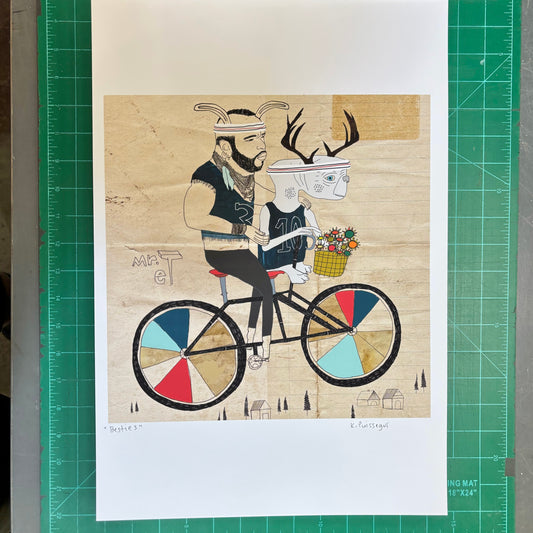 Besties Art Print| Kelly Puissegur (LA)