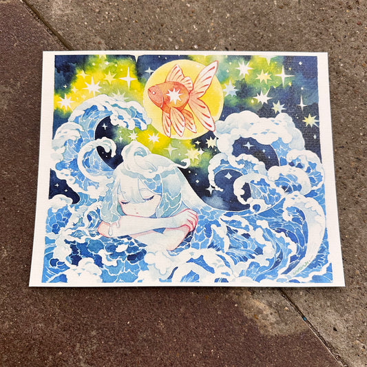 The Ocean Sleeps Art Print | Koyamori (CAN)