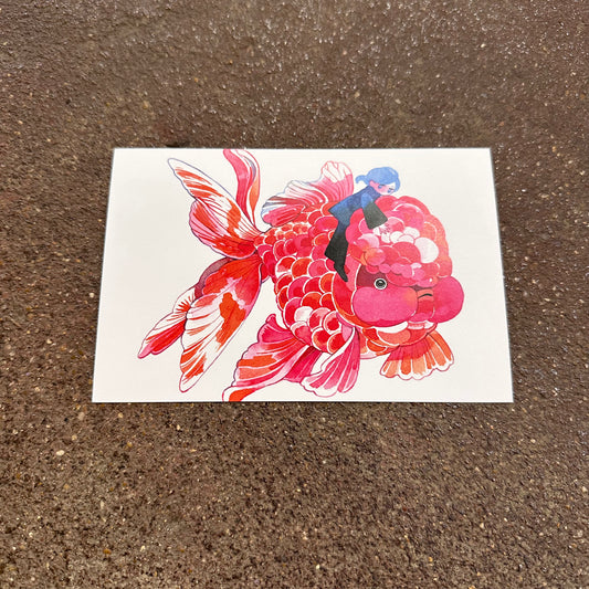 Kingyo Series Mini Print | Red | Koyamori (CAN)