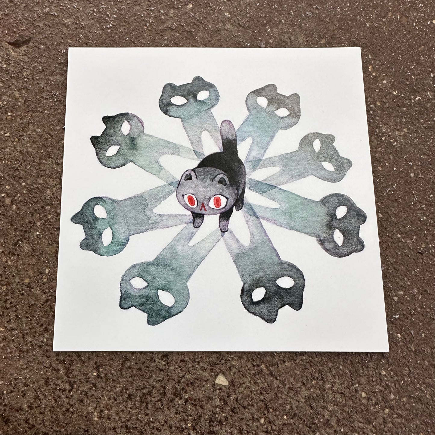 Spook Series Mini Print | Cat | Koyamori (CAN)