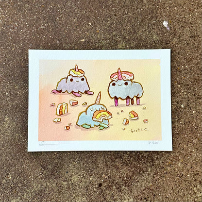 Unicorn Snack Art Print | Scott C (CA)