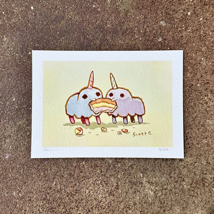 Unicorn Share Art Print | Scott C (CA)