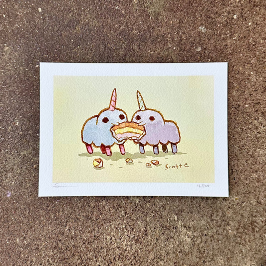Unicorn Share Art Print | Scott C (CA)
