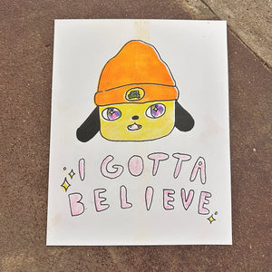 I Gotta Believe Risograph Print | Mylan Nguyen (TX)