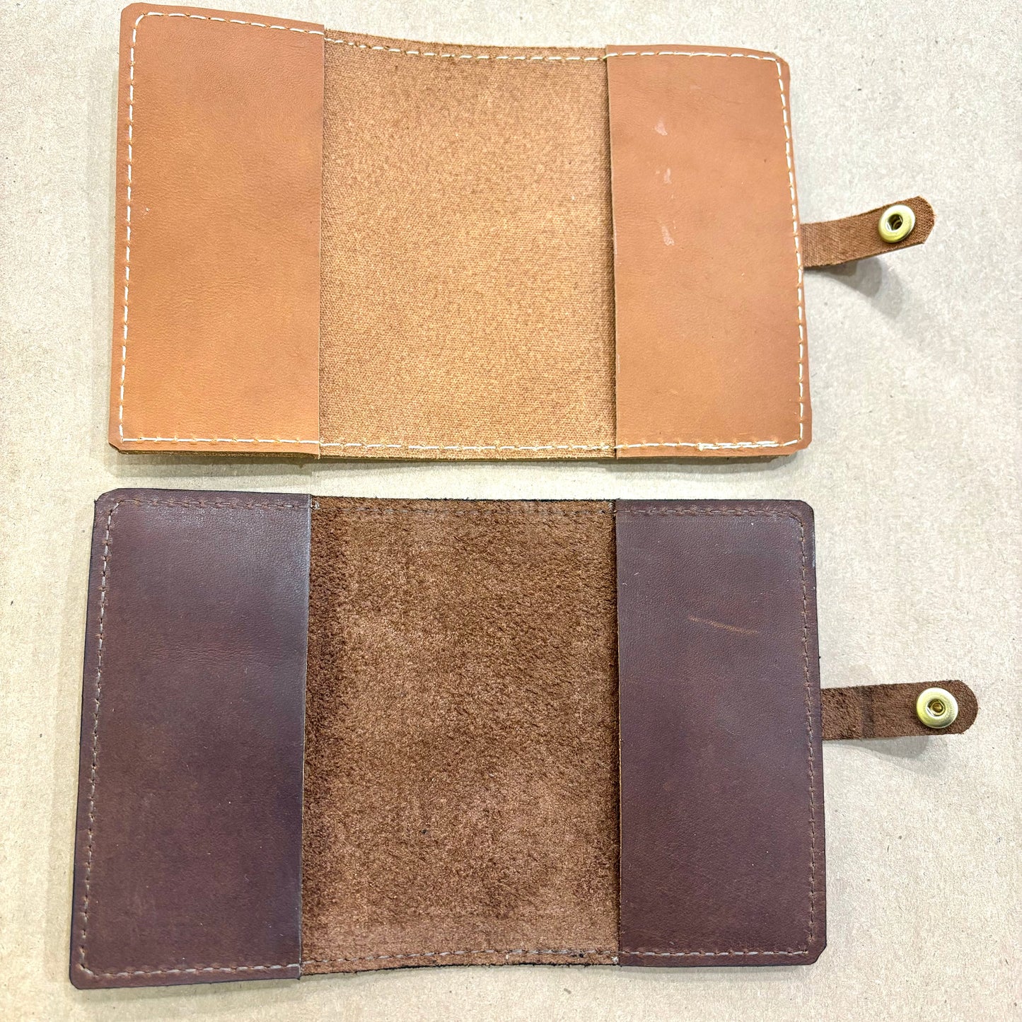 Leather Mini Notebook Cover | Gomez Handcrafted Leathergoods (TX)