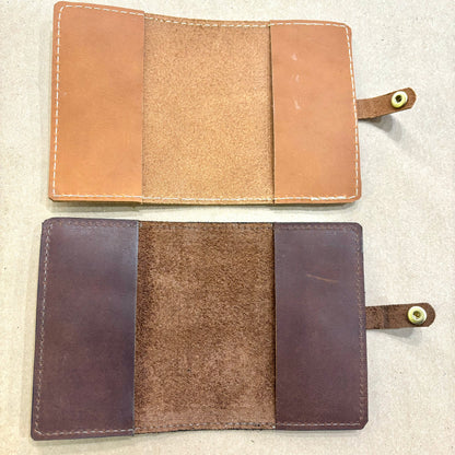 Leather Mini Notebook Cover | Gomez Handcrafted Leathergoods (TX)
