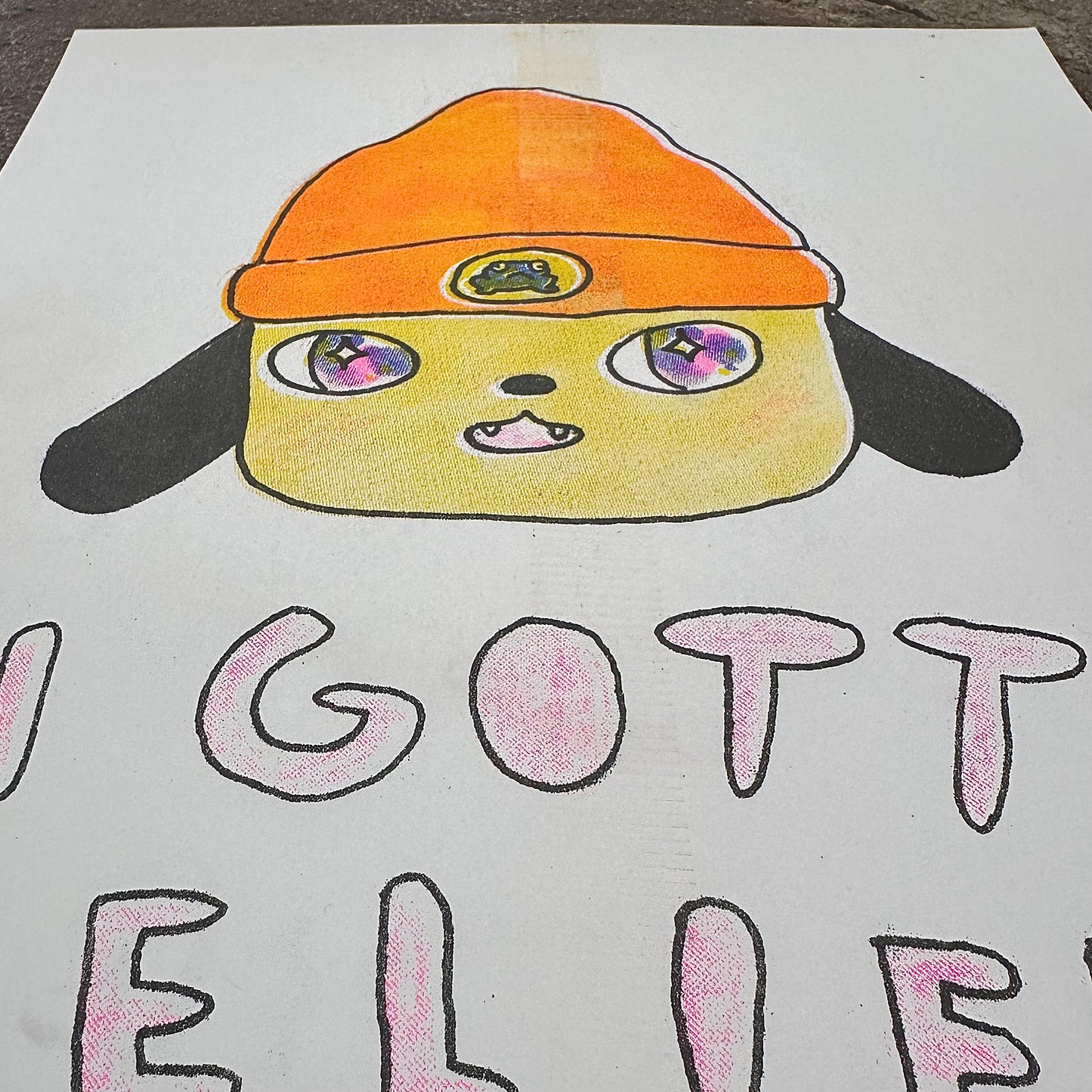 I Gotta Believe Risograph Print | Mylan Nguyen (TX)