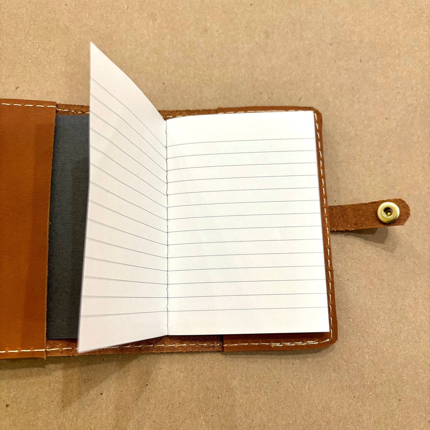 Leather Mini Notebook Cover | Gomez Handcrafted Leathergoods (TX)
