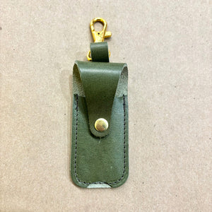 Leather Lip Balm Holder | Gomez Handcrafted Leathergoods (TX)