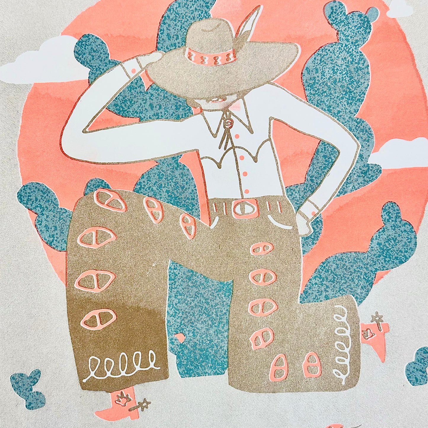 Howdy From Texas Risograph Print | Mylan Nguyen (TX)