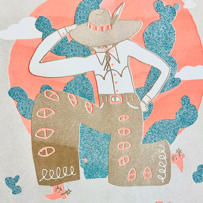 Howdy From Texas Risograph Print | Mylan Nguyen (TX)