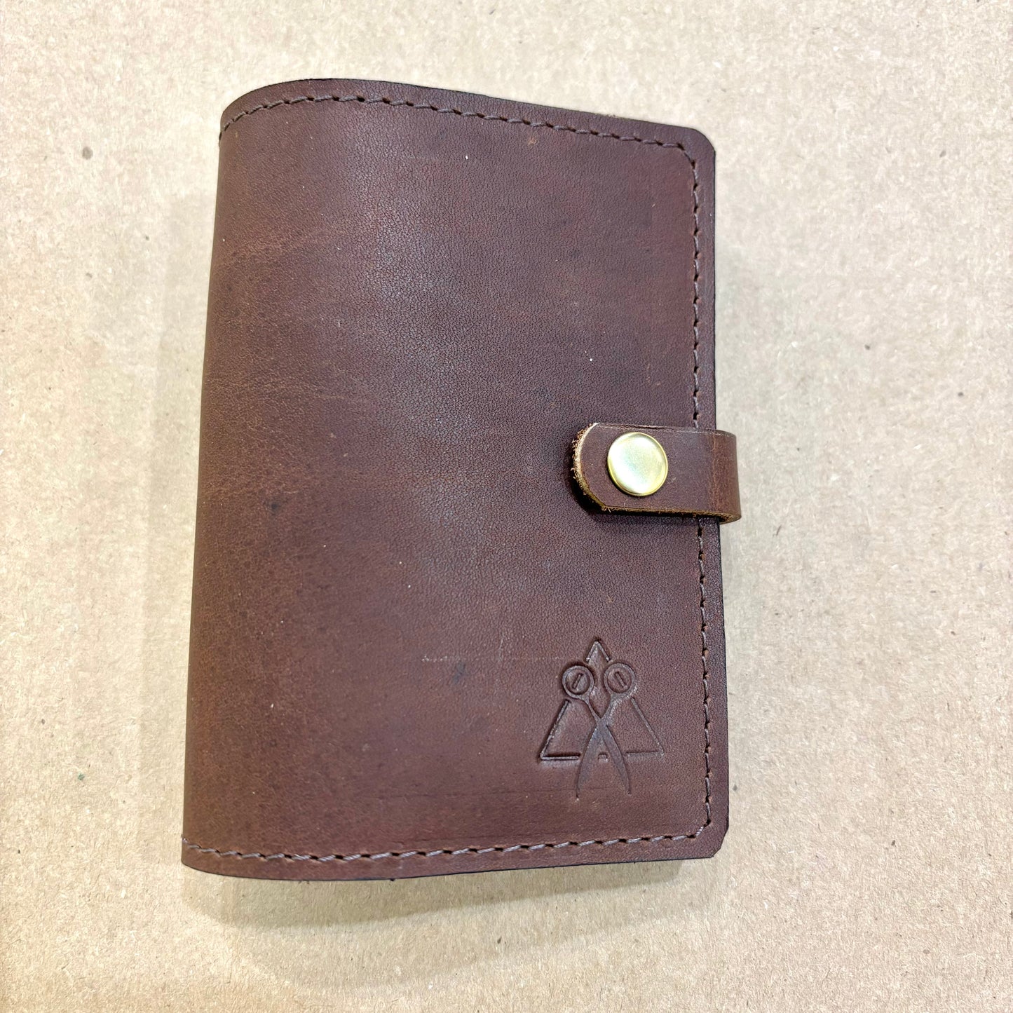 Leather Mini Notebook Cover | Gomez Handcrafted Leathergoods (TX)