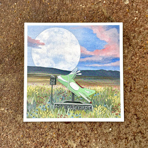 Moon Rocket | Pocket Print Series | Heather Sundquist Hall (TX)