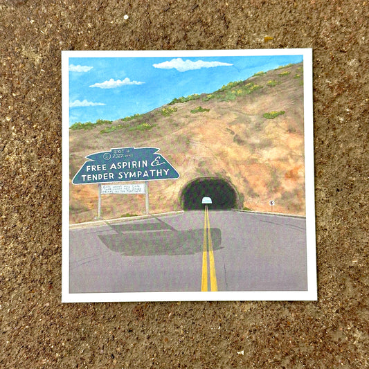 Free Aspirin and Tender Sympathy| Pocket Art Print | Heather Sundquist Hall (TX)