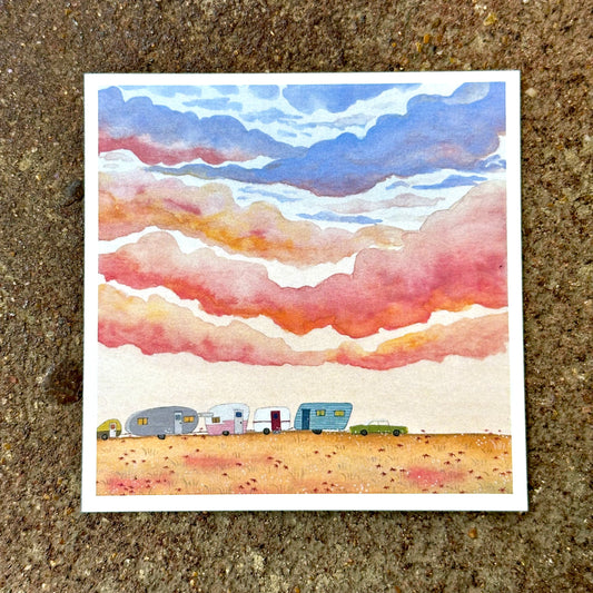 We Go Together  Pocket Art Print | Heather Sundquist Hall (TX)