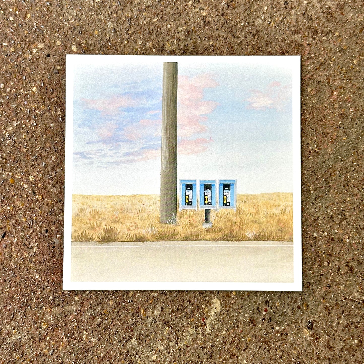 Collect Call Charges Pocket Art Print | Heather Sundquist Hall (TX)