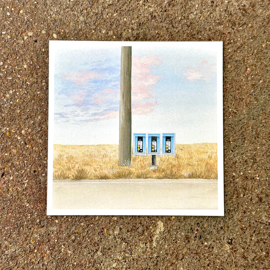 Collect Call Charges Pocket Art Print | Heather Sundquist Hall (TX)