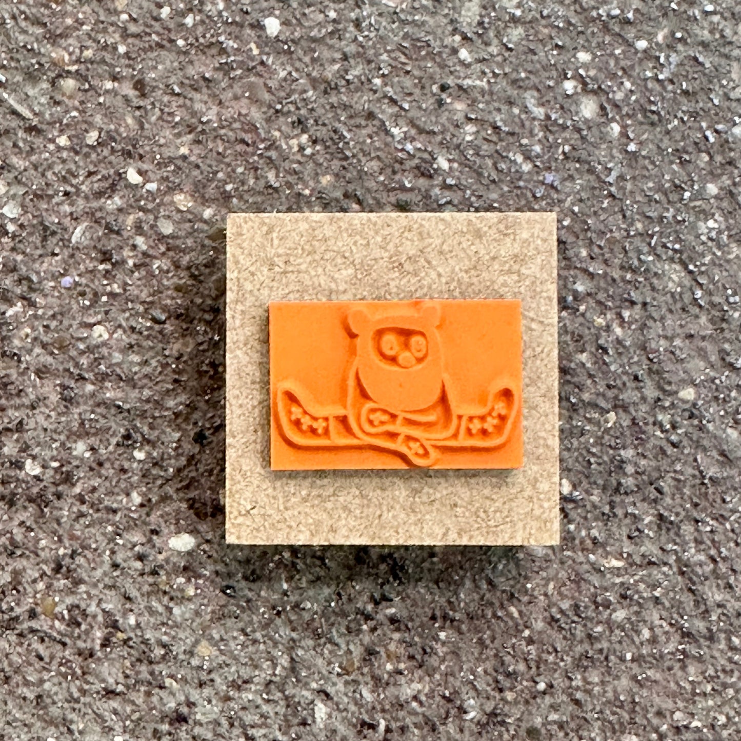 Bombo Riceball Island Rubber Stamp | ANZ x SANBY (Japan)