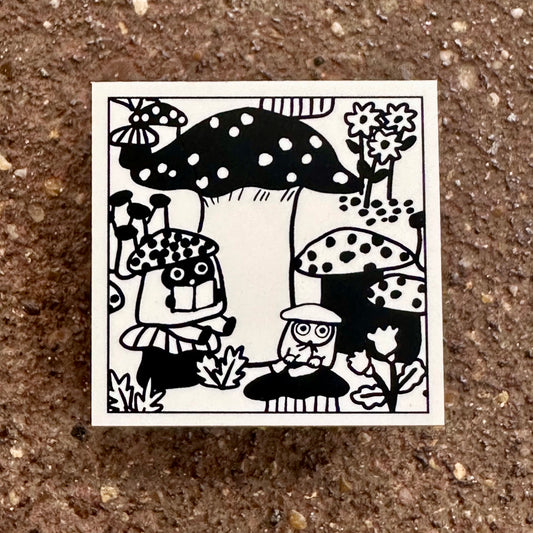 Mushroom & Forest Friends Rubber Stamp | SANBY x Yumi Kitagishi (Japan)