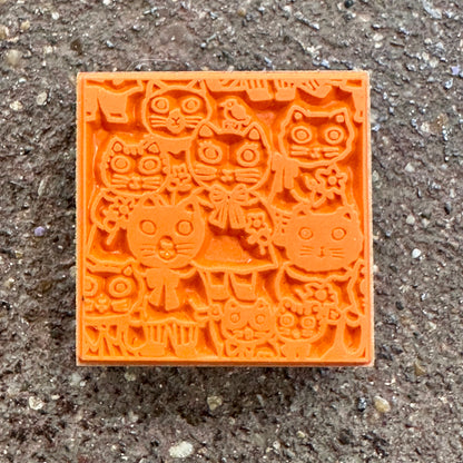 Gyu Cat Rubber Stamp | SANBY x Yumi Kitagishi (Japan)