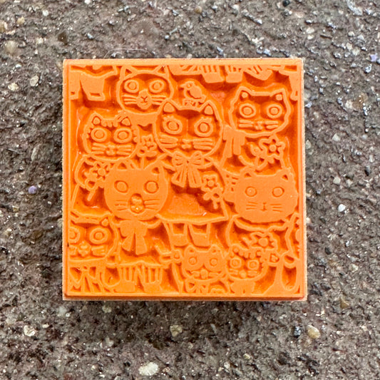 Gyu Cat Rubber Stamp | SANBY x Yumi Kitagishi (Japan)