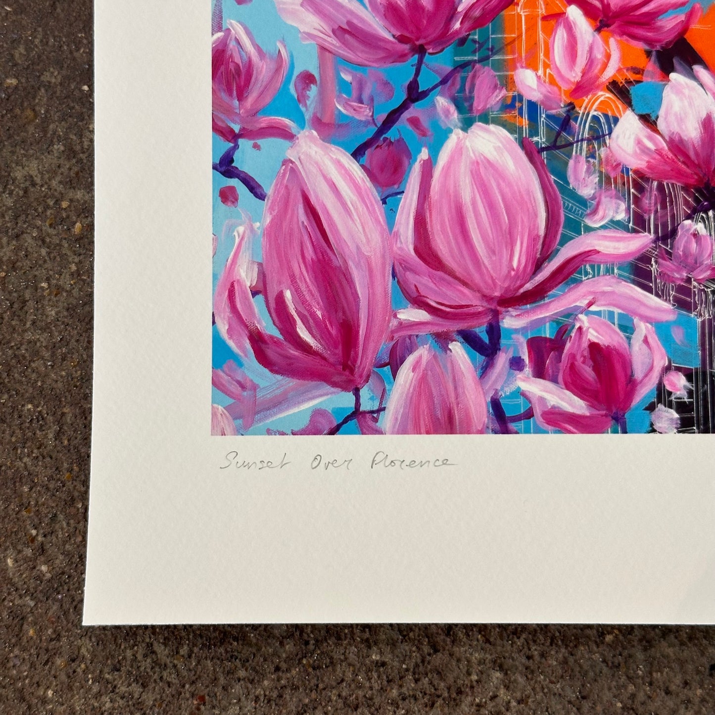 Sunset Over Florence Art Print | Malti B Lee (TX)