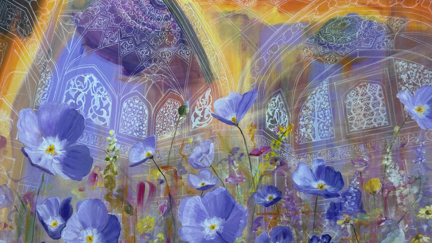 Garden of Golden Light Art Print | Malti B Lee (TX)