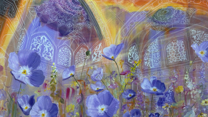 Garden of Golden Light Art Print | Malti B Lee (TX)