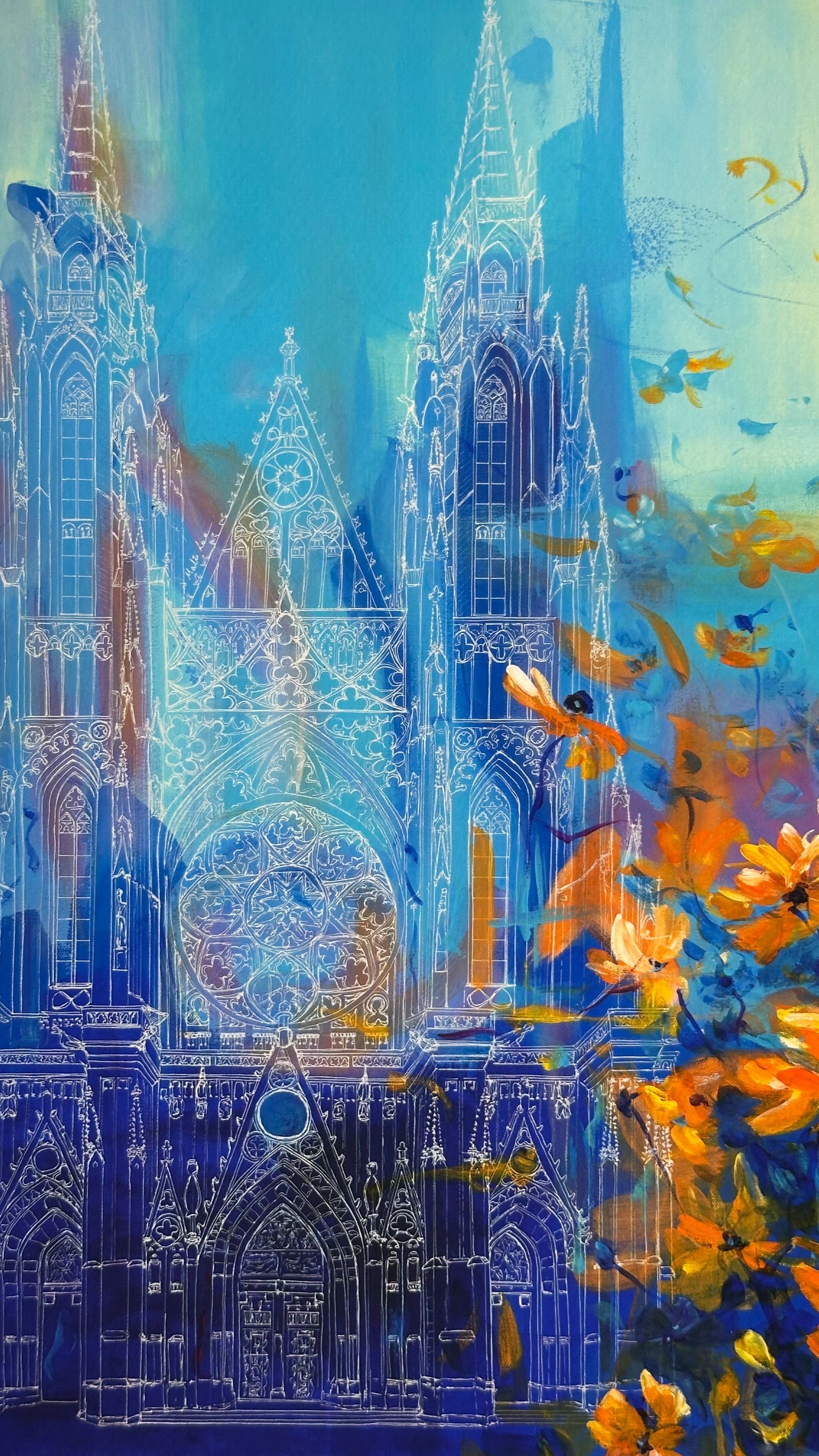 Beauty and the Beast Art Print | Malti B Lee (TX)