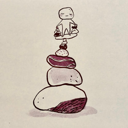 Rock Boy Risograph Print | Mylan Nguyen (Dallas)