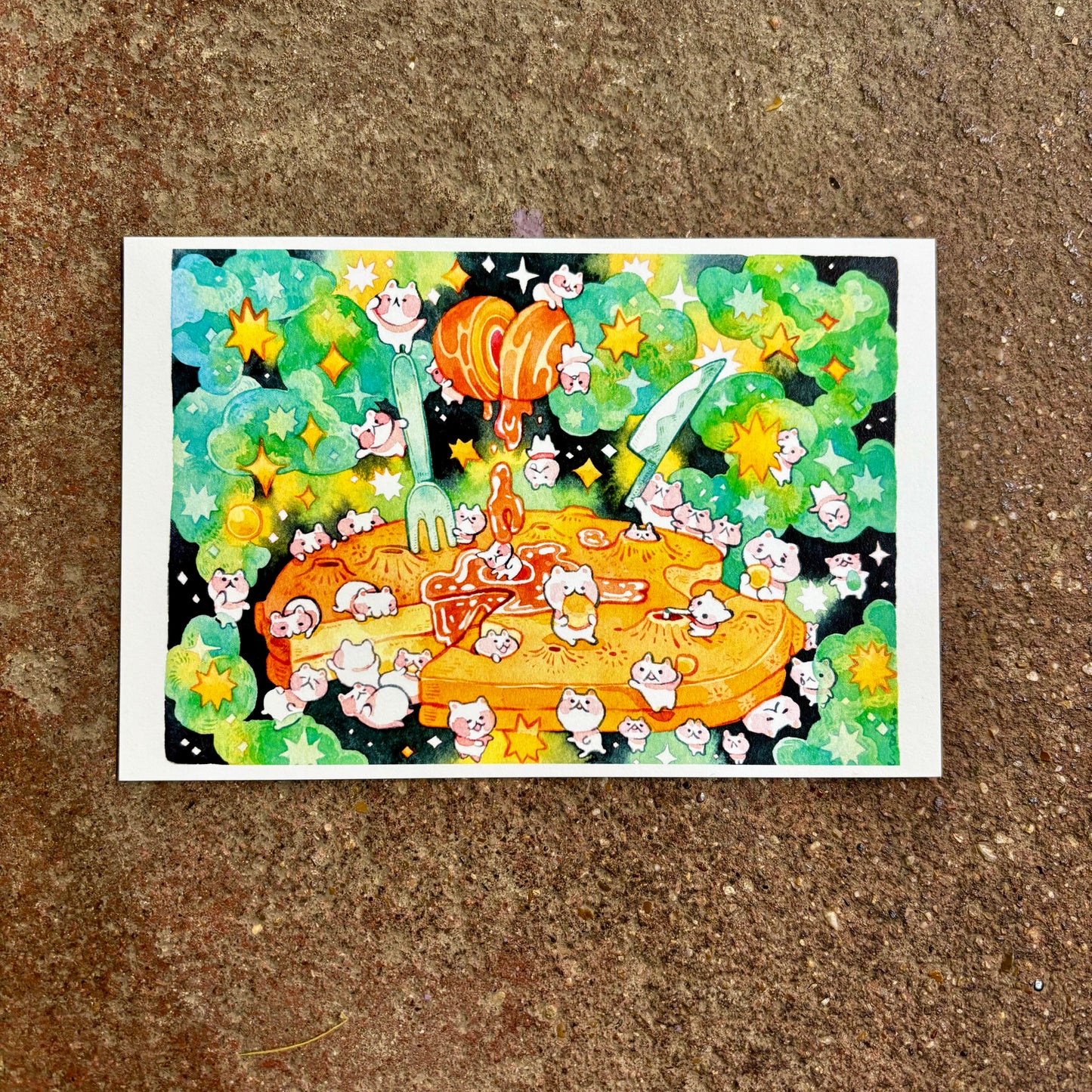 Midnight Cravings Series Mini Print | Pancakes | Koyamori (CAN)