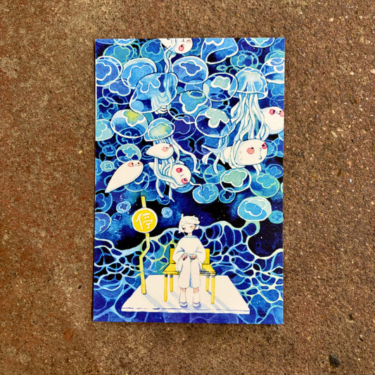 Jellyfish Stop Mini Print | Koyamori (CAN)