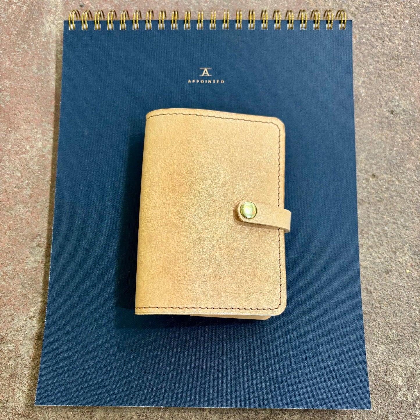 Leather Mini Notebook Cover | Gomez Handcrafted Leathergoods (TX)