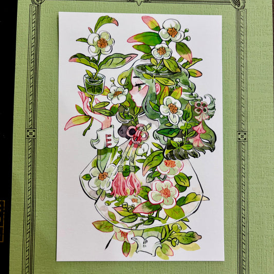Tea Series Mini Print | Gaze | Koyamori (CAN)